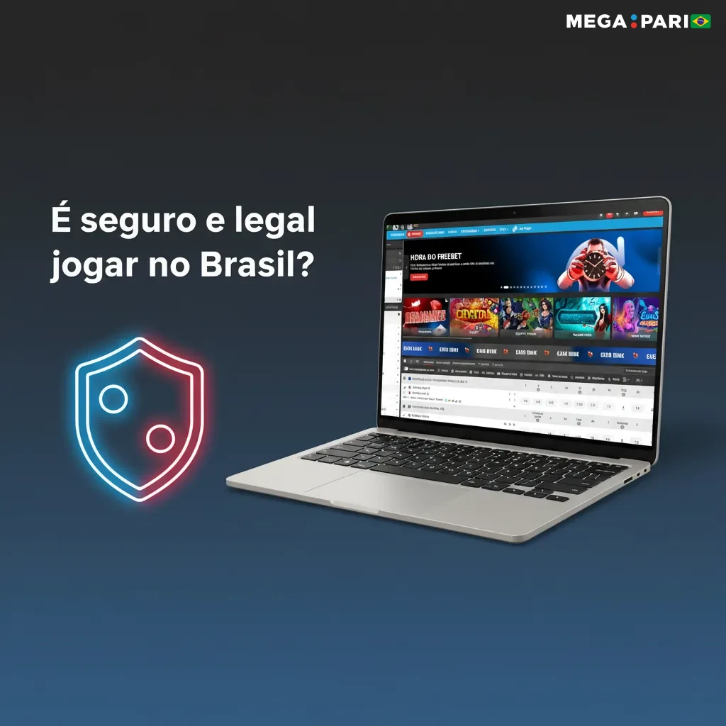 Banner sobre segurança e legalidade no Brasil: licença de Curaçao, SSL, KYC, privacidade, jogo responsável e auditorias.