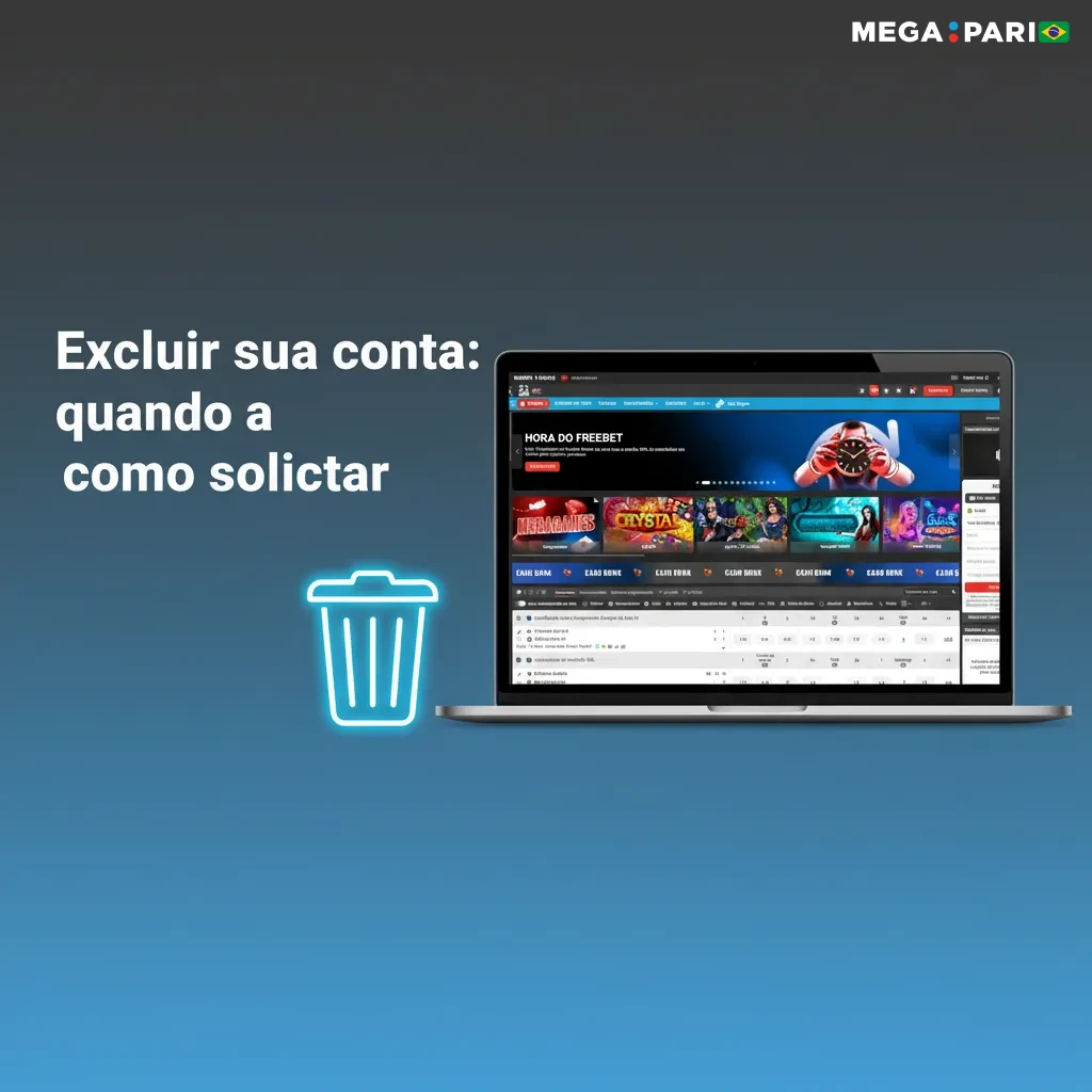Infográfico: excluir conta. Contate suporte, confirme identidade, saque saldo e aguarde confirmação por e-mail.