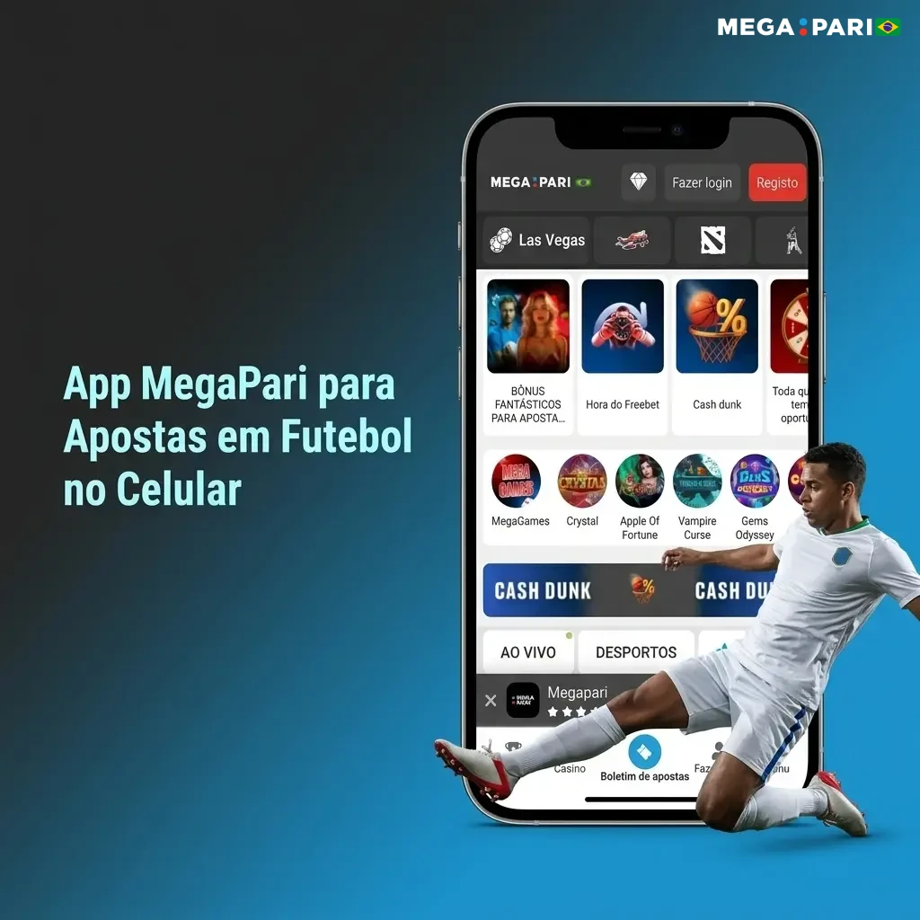 App MegaPari para apostas em futebol no celular com acesso a mercados ao vivo e odds atualizadas