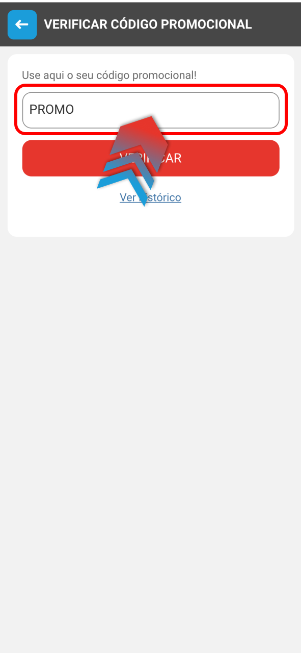 Digite código Megapari no caixa e ative benefícios antes do pagamento.